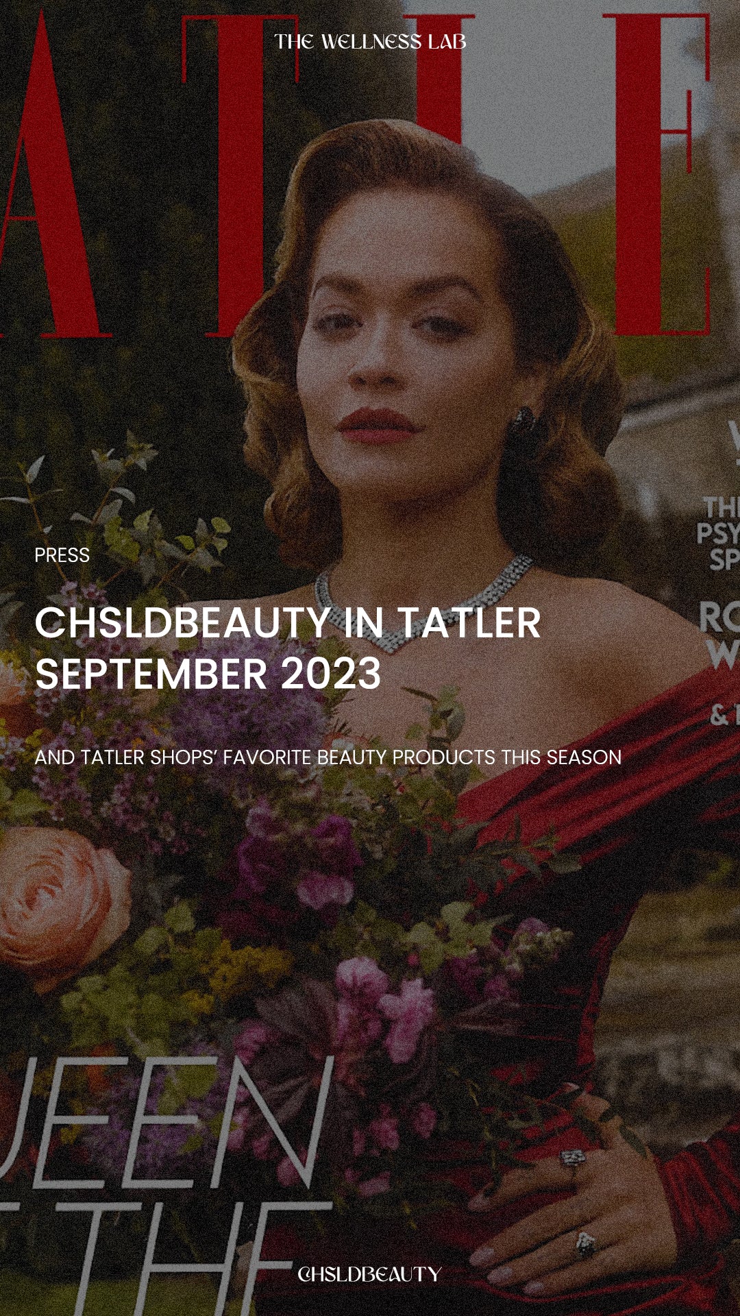 CHSLDBEAUTY body oils in Tatler magazine September 2023 Tatler Shops